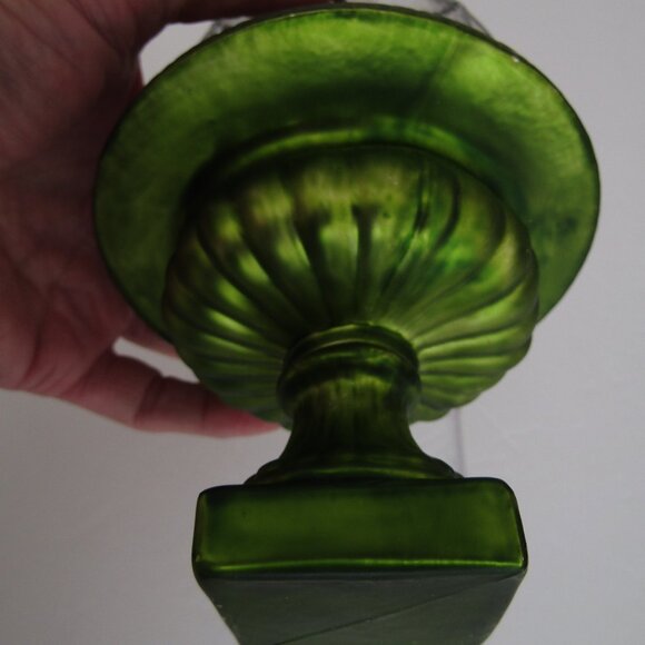 Vintage Terrarium Christmas Ornament, very unique,  matal hang tag, - Picture 3 of 6